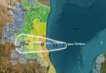 Lluvias fuertes en Guanajuato por la tormenta tropical Alberto en el Golfo de México